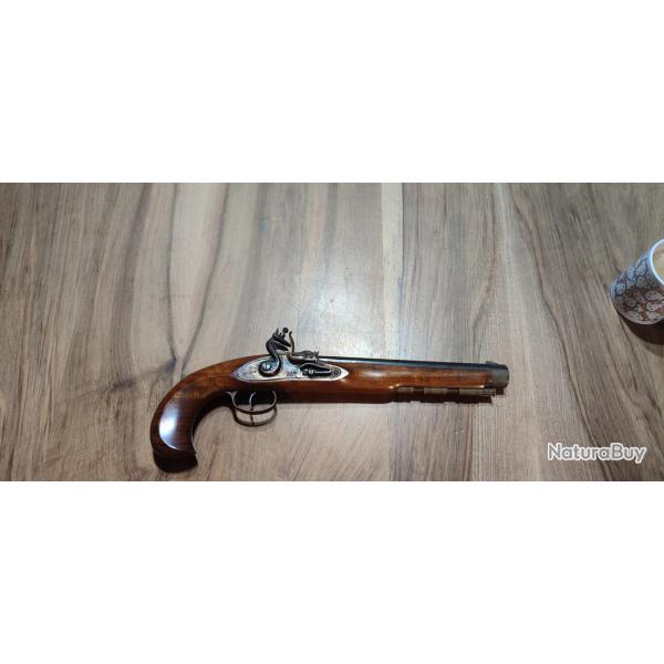 Pistolet Kentucky cal 45 a silex