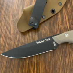 WILDSTEER Couteau TROLL Coyote NEUF