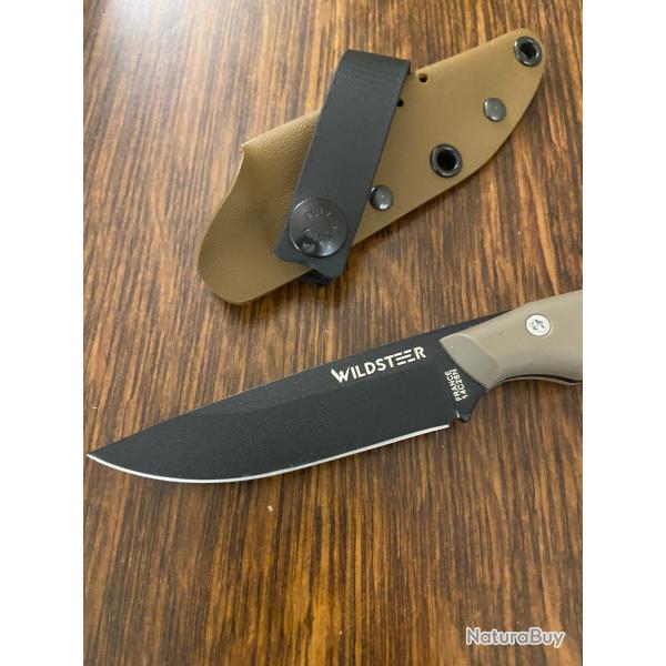 WILDSTEER Couteau TROLL Coyote NEUF