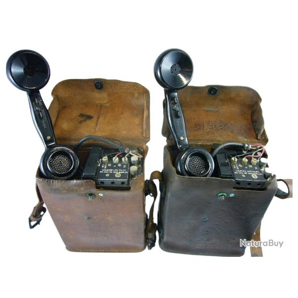 T�l�phones EE 8 KELLOGG Signal Corps US WW2 JEEP Willys DODGE Wc  GMC EE8 vintage militaria Small