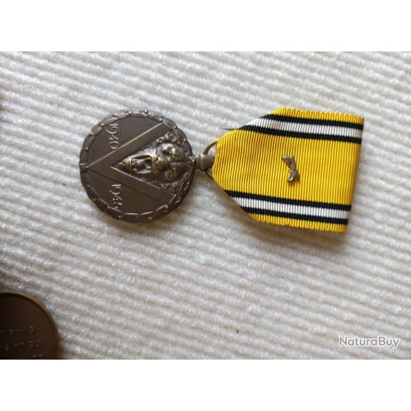 Belgique, M�daille Comm�morative de la Guerre 39-45