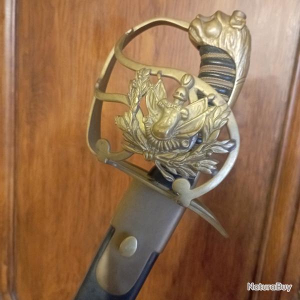 Tr�s rare sabre r�volutionnaire fabrication H.A .B ( ancienne r�plique)