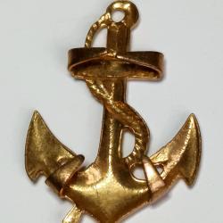 Insigne de calot - Troupes Coloniales ancre ww2 - Indochine - Original, militaria