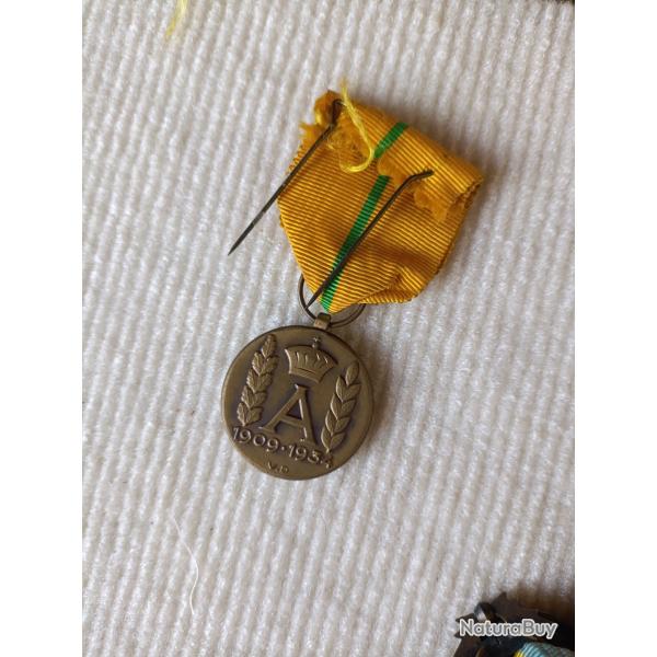 M�daille belge des v�t�rans. Albert 1er