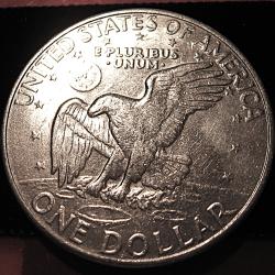 U.S.A piece de one dollar Einsenhower EAGLE 1972