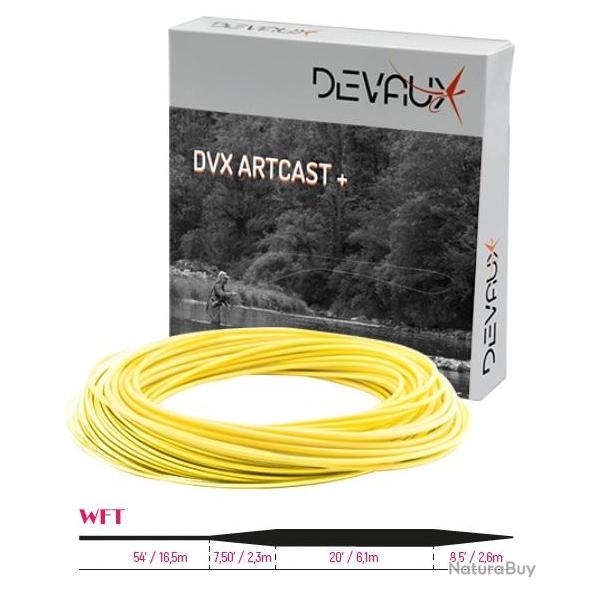 SOIE DEVAUX ARTCAST DTX JAUNE PALE 5F
