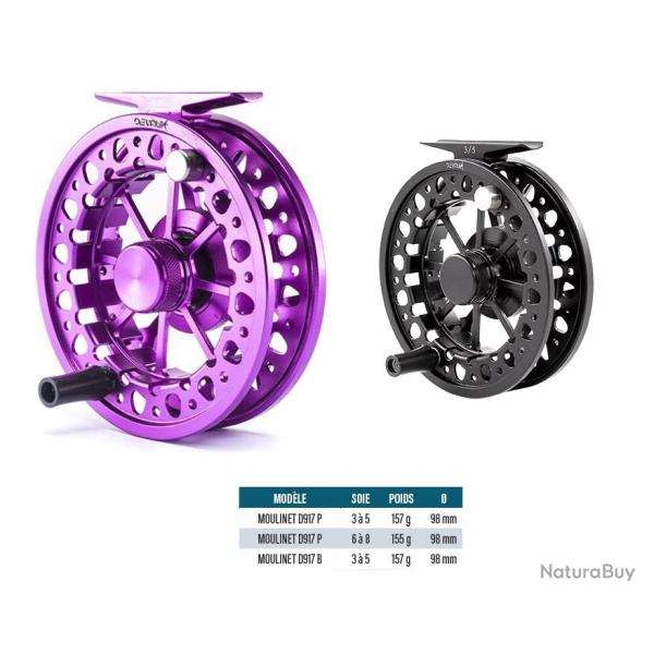 MOULINET DEVAUX D917 SOIE 6 A 8 POURPRE