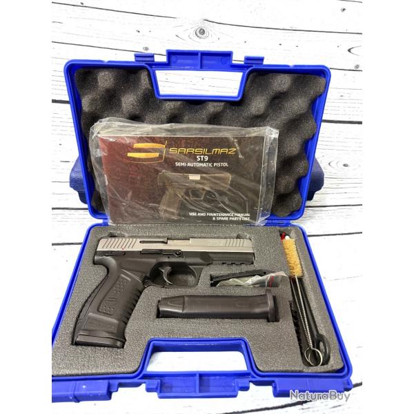 Pistolet SARSILMAZ mod�le ST9 MATTE STAINLESS - Calibre 9mm