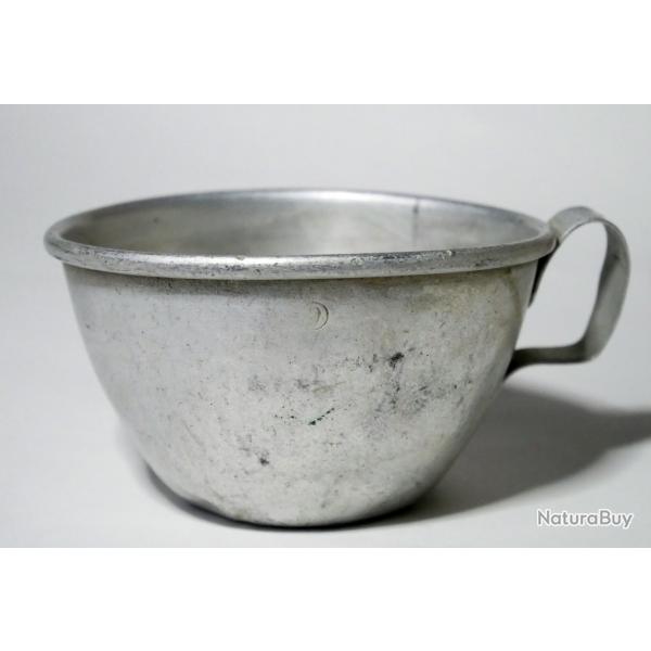 Quart en aluminium - Arm�e Fran�aise mod�le 1935/37 WW2 Objet militaire authentique, militaria