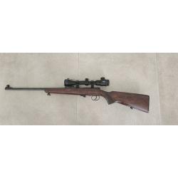 carabine 22lr  BAIKAL USSR TOZ 17-01 5/10cps  avec lunette et chargeur