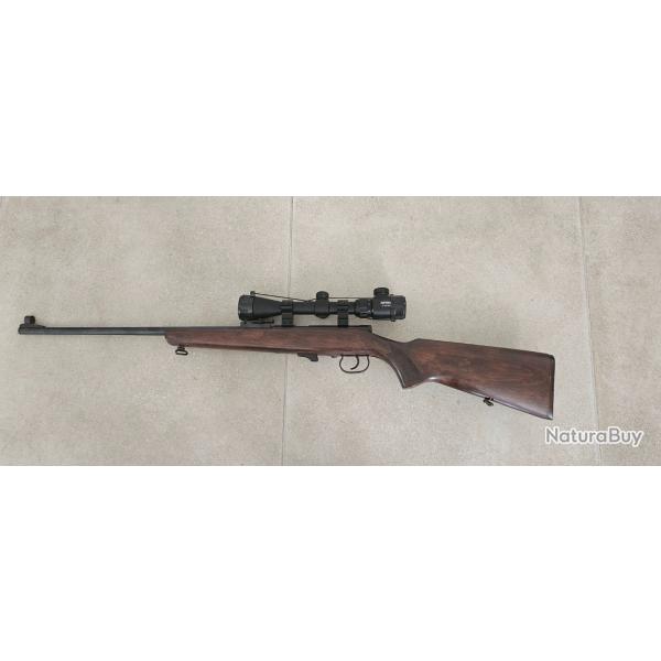 carabine 22lr  BAIKAL USSR TOZ 17-01 5/10cps  avec lunette et chargeur