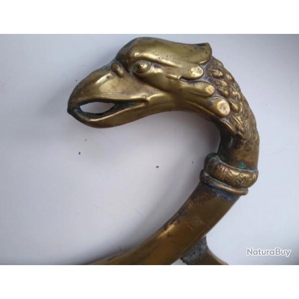 HAMPE. LYRE DE FANFARE. MUSIQUE MILITARIA