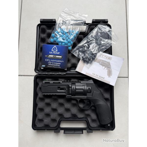 Revolver D�fense Umarex T4E TR50 Gen2 - Cal. 50 + accessoires