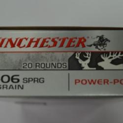 1 BOITE DE 20 BALLES WINCHESTER CALIBRE 30-06 POWER POINT 11.7G  NEUVE