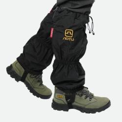 Gu&ecirc;tres Noir en Tissu OXFORD Imperm&eacute;able Anti Neige Anti Sable Coupe Vent Anti Boue