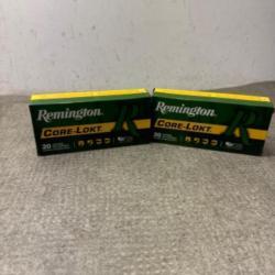 LOT DE 2 BOITES DE REMINGTON CORE-LOKT CALIBRE 444 MARLIN - 1� sans prix de r&eacute;serve