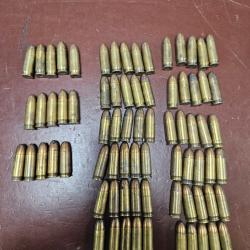 Lot de munitions 9x23 Largo (Bergmann-Bayard