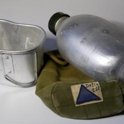 Bidon gamelle M52 Section "Detla 117" personnalis&eacute; - militaria guerre Indochine - Alg&eacute;rie