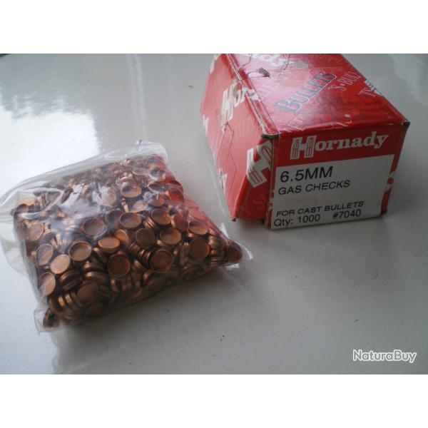 GAS CHECKS HORNADY 6,5