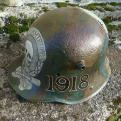CASQUE ALLEMAND WW1 DE PROPAGANDE