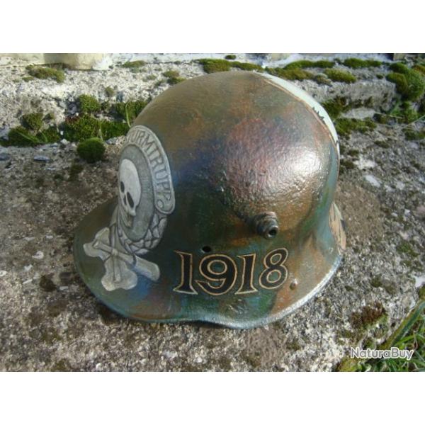 CASQUE ALLEMAND WW1 DE PROPAGANDE