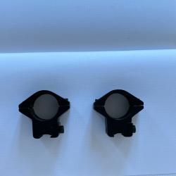 Colliers lunette 25.4 et rail de11mm