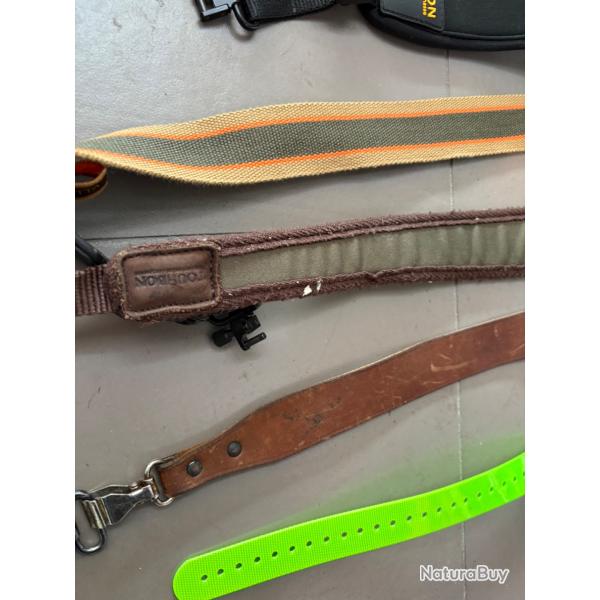 Lot de bretelles fusils carabines de chasse aux ench�res armurerie