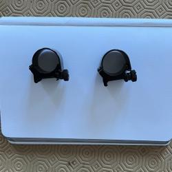 Colliers weaver lunette 25.4 et rail de 22mm