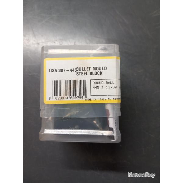 Moule balle ronde pedersoli cal 445