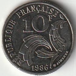 Pi&egrave;ce de Monnaie France 10 francs Jimenez lot de 2 -F373/2 - F373/3 Belle cote