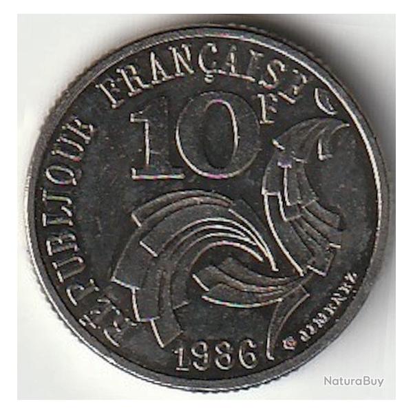 Pi�ce de Monnaie France 10 francs Jimenez lot de 2 -F373/2 - F373/3 Belle cote