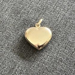 Joli pendentif Coeur en or massif 14 carats