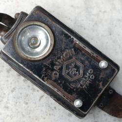 Lampe de poche &agrave; filtres vert et rouge DAIMON noire Telko Trio WWII - VIM25LAM001