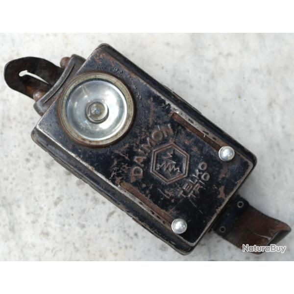 Lampe de poche � filtres vert et rouge DAIMON noire Telko Trio WWII - VIM25LAM001