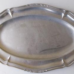 plats en inox petit ovale