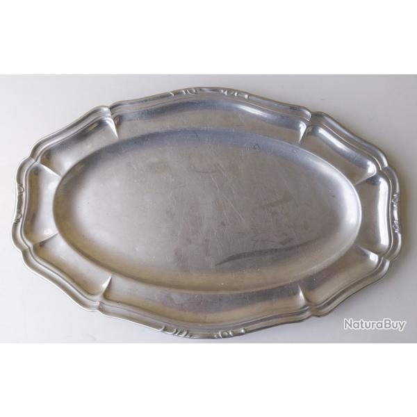 plats en inox petit ovale