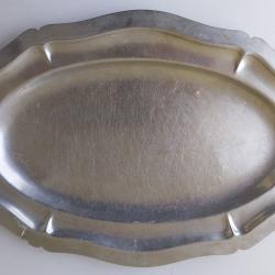 Plats en inox ovale