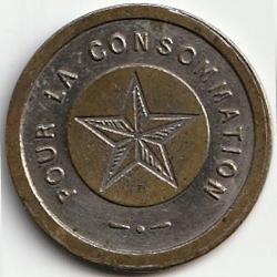 Monnaie - JETON POUR LA CONSOMMATION a Etudier