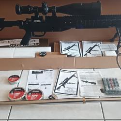 Benjamin armada 5,5 mm. complete avec accessoires