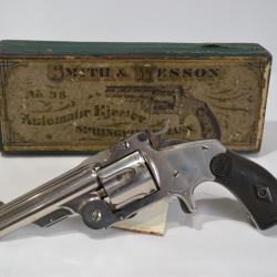 Revolver  "SMITH & WESSON 38 SA - 1st Model" - "BABY RUSSIAN" avec sa bo&icirc;te d'origine