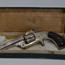 Revolver  "SMITH & WESSON 32 FRAME SA - Model 1/2" avec sa bo&icirc;te d'origine