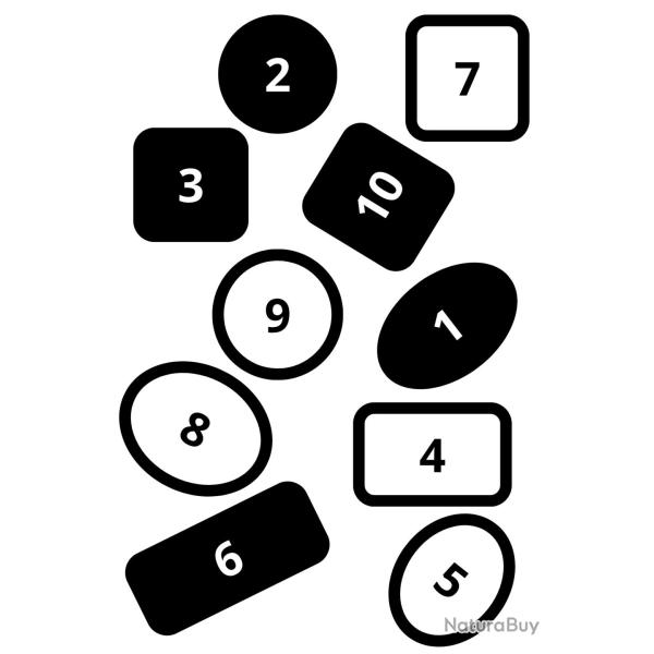 CIBLE COGNITIVE 50X70CM