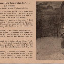 CPA -Vor der Kaserne, vor dem gro&szlig;en Tor.., ( Lili Marleen ) allemand N&deg;6014