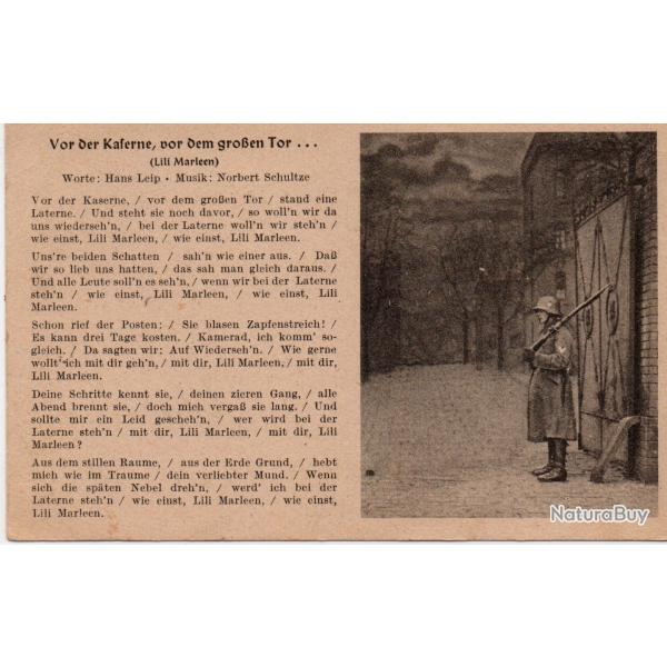 CPA -Vor der Kaserne, vor dem gro�en Tor.., ( Lili Marleen ) allemand N�6014