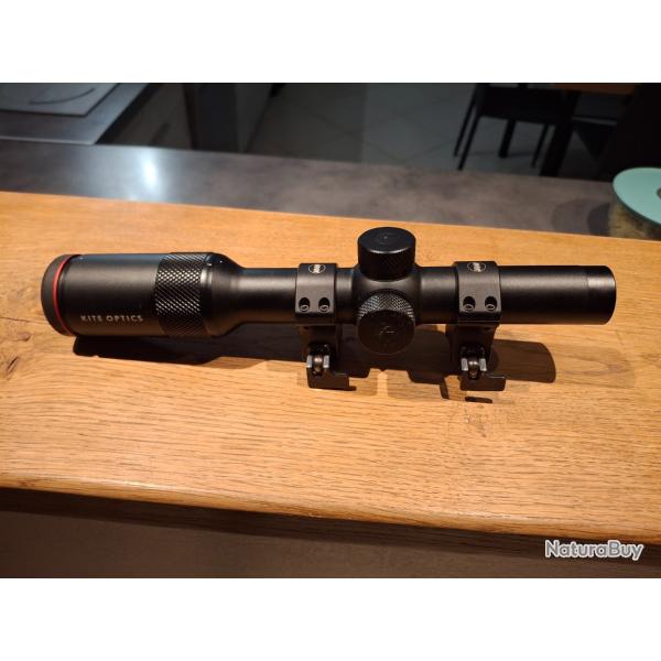 Lunette de battue Kite B6 .1-6x24Tr�s bon �tat.R�ticule lumineux 5 intensit�s dont une boost