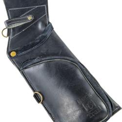 BUCK TRAIL - Carquois Field&nbsp;TRAIL Cuir Noir DROITIER (RH)