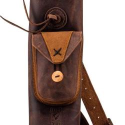 BUCK TRAIL - Carquois Dorsal MONTAUK Cuir
