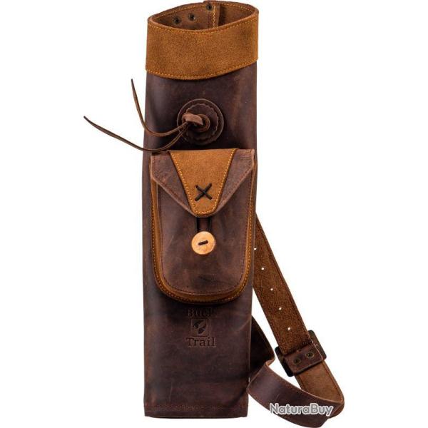 BUCK TRAIL - Carquois Dorsal MONTAUK Cuir