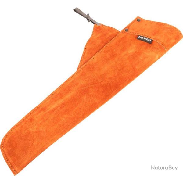 BUCK TRAIL - Carquois Tradi. DOUBLE Daim BRUN