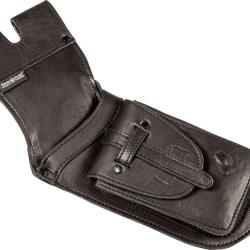 BUCK TRAIL - Carquois Field&nbsp;TOPS Cuir Noir GAUCHER (LH)